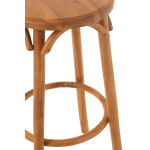 Paris Prix Tabouret De Bar En Teck "Ali" 75cm Naturel
