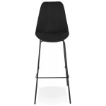 Paris Prix Tabouret De Bar En Tissu "Christopher" 115cm Noir