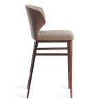 Paris Prix Tabouret De Bar En Tissu "Diego" 95cm Beige
