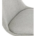 Paris Prix Tabouret De Bar En Tissu "Erich" 105cm Gris & Noir