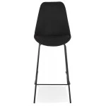 Paris Prix Tabouret De Bar En Tissu "Erich" 105cm Noir