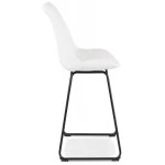 Paris Prix Tabouret De Bar En Tissu "Jerold" 109cm Blanc
