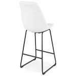 Paris Prix Tabouret De Bar En Tissu "Jerold" 109cm Blanc