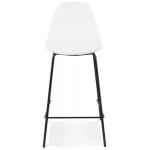Paris Prix Tabouret De Bar En Tissu "Laverne" 89cm Blanc