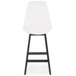 Paris Prix Tabouret De Bar En Tissu "Lenard" 102cm Blanc & Noir