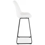 Paris Prix Tabouret De Bar En Tissu "Ramon" 119cm Blanc