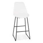 paris prix Tabouret de Bar en Tissu "Ramon" 119cm Blanc