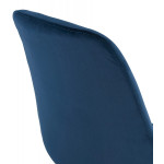 Paris Prix Tabouret De Bar En Velours "Lon" 105cm Bleu
