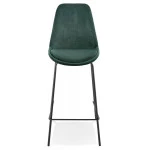 Paris Prix Tabouret De Bar En Velours "Lon" 105cm Vert