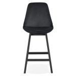 Paris Prix Tabouret De Bar En Velours "Minor" 103cm Noir