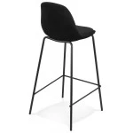 Paris Prix Tabouret De Bar En Velours "Sean" 89cm Noir