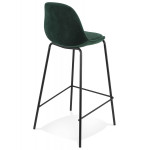 Paris Prix Tabouret De Bar En Velours "Sean" 89cm Vert
