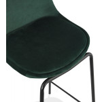 Paris Prix Tabouret De Bar En Velours "Sean" 89cm Vert