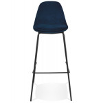 Paris Prix Tabouret De Bar En Velours "Sean" 99cm Bleu