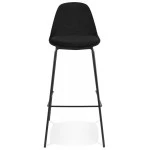 Paris Prix Tabouret De Bar En Velours "Sean" 99cm Noir