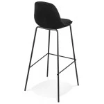 Paris Prix Tabouret De Bar En Velours "Sean" 99cm Noir