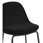 Paris Prix Tabouret De Bar En Velours "Sean" 99cm Noir
