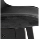 Paris Prix Tabouret De Bar En Velours "Vars" 113cm Noir