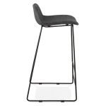 Paris Prix Tabouret De Bar "Holand" 95cm Gris Foncé & Noir
