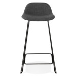 Paris Prix Tabouret De Bar "Holand" 95cm Gris Foncé & Noir