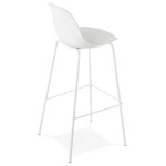 Paris Prix Tabouret De Bar Industriel "Sidon" 96cm Blanc