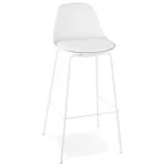 paris prix Tabouret de Bar Industriel "Sidon" 96cm Blanc