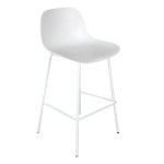 paris prix Tabouret de Bar Intérieur & Extérieur "Philip" 100cm Blanc