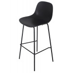 Paris Prix Tabouret De Bar Intérieur & Extérieur "Philip" 100cm Noir