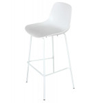 Paris Prix Tabouret De Bar Intérieur & Extérieur "Philip" 90cm Blanc