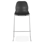 Paris Prix Tabouret De Bar "Layvin" 111cm Noir & Chromé