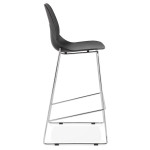 Paris Prix Tabouret De Bar "Layvin" 111cm Noir & Chromé