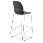 Paris Prix Tabouret De Bar "Layvin" 111cm Noir & Chromé