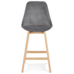 Paris Prix Tabouret De Bar "Minor" 103cm Gris & Naturel