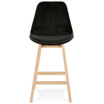 Paris Prix Tabouret De Bar "Minor" 103cm Noir & Naturel