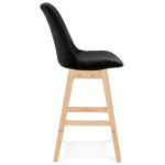 Paris Prix Tabouret De Bar "Minor" 103cm Noir & Naturel
