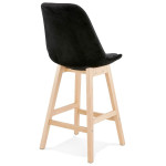 Paris Prix Tabouret De Bar "Minor" 103cm Noir & Naturel