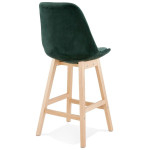 Paris Prix Tabouret De Bar "Minor" 103cm Vert & Naturel
