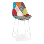 paris prix Tabouret de Bar Patchwork "Antoine" 105cm Multicolore