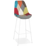 paris prix Tabouret de Bar Patchwork "Antoine" 115cm Multicolore