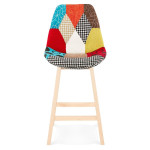 Paris Prix Tabouret De Bar Patchwork "Aury" 104cm Multicolore