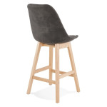 Paris Prix Tabouret De Bar "Peina" 103cm Gris & Naturel