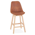paris prix Tabouret de Bar "Peina" 103cm Marron & Naturel