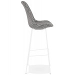 Paris Prix Tabouret De Bar Pied De Poule "Lon" 115cm Blanc