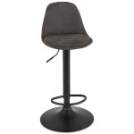 Paris Prix Tabouret De Bar Réglable Rotatif "Ahmad" 107cm Gris Foncé