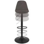 Paris Prix Tabouret De Bar Réglable Rotatif "Ahmad" 107cm Gris Foncé