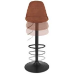 Paris Prix Tabouret De Bar Réglable Rotatif "Ahmad" 107cm Marron