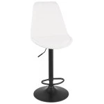 Paris Prix Tabouret De Bar Réglable Rotatif "Bruno" 107-123cm Blanc