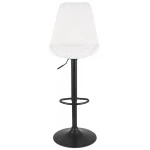 Paris Prix Tabouret De Bar Réglable Rotatif "Bruno" 107-123cm Blanc