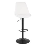 paris prix Tabouret de Bar Réglable Rotatif "Bruno" 107-123cm Blanc