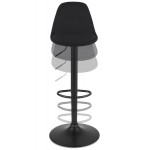 Paris Prix Tabouret De Bar Réglable Rotatif "Carter" 107cm Noir